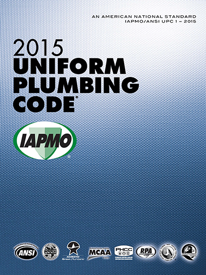 2015 Uniform Plumbing Code